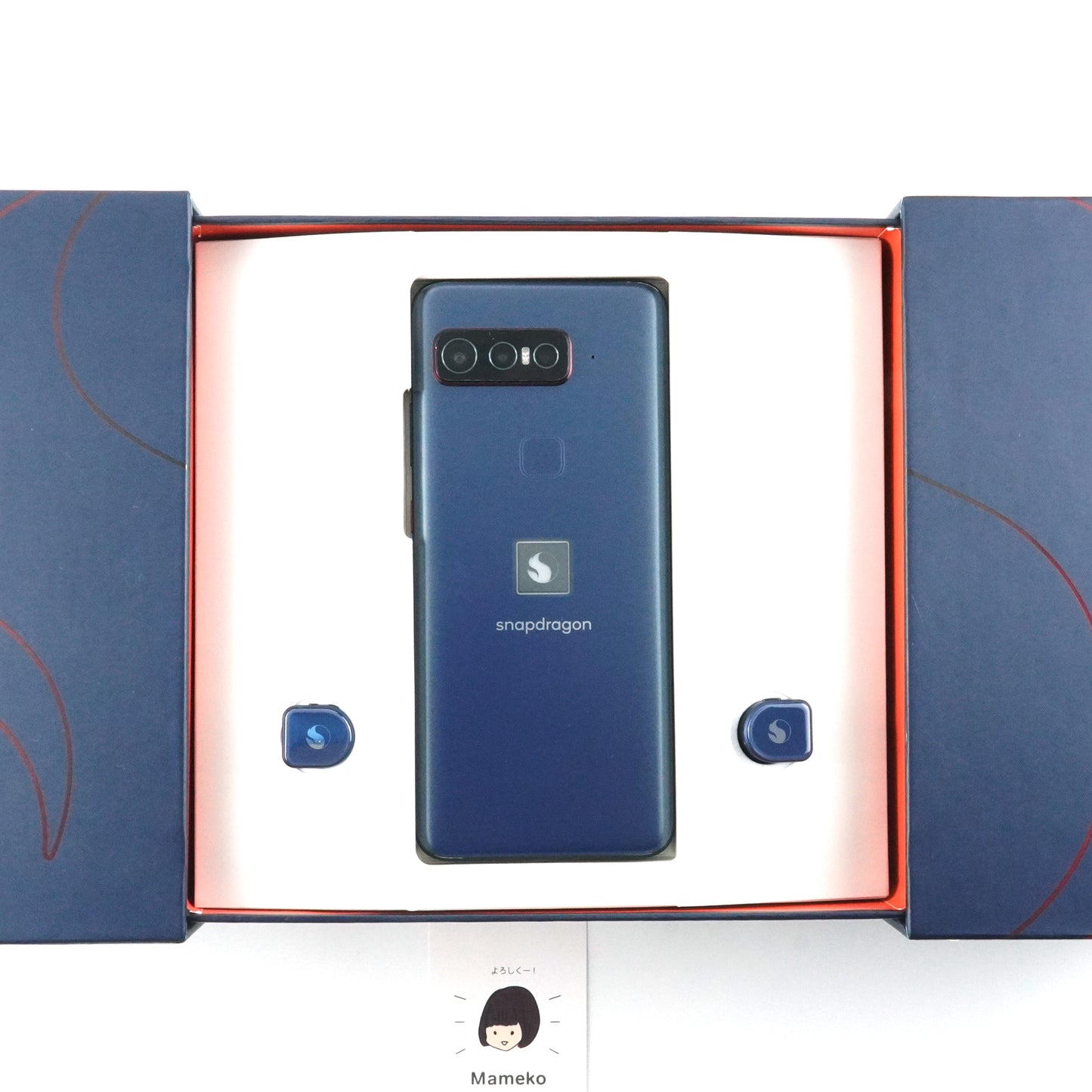 C+ランク ASUS Snapdragon Insiders EXP21 16/512GB navy ZS675KW グローバル版【90日保証】技適あり