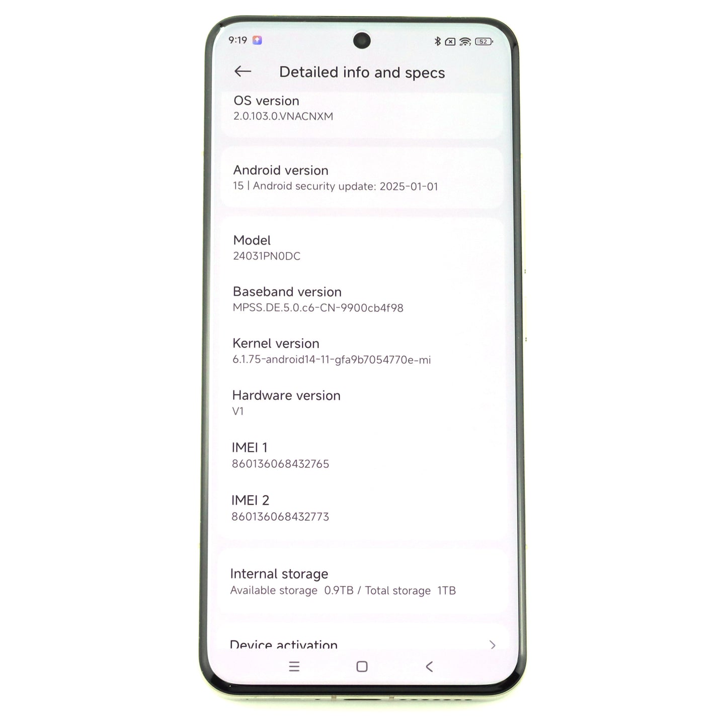 Aランク Xiaomi 14 Ultra 16/1024GB Titanium特別版 24031PN0DC 中国版【90日保証】