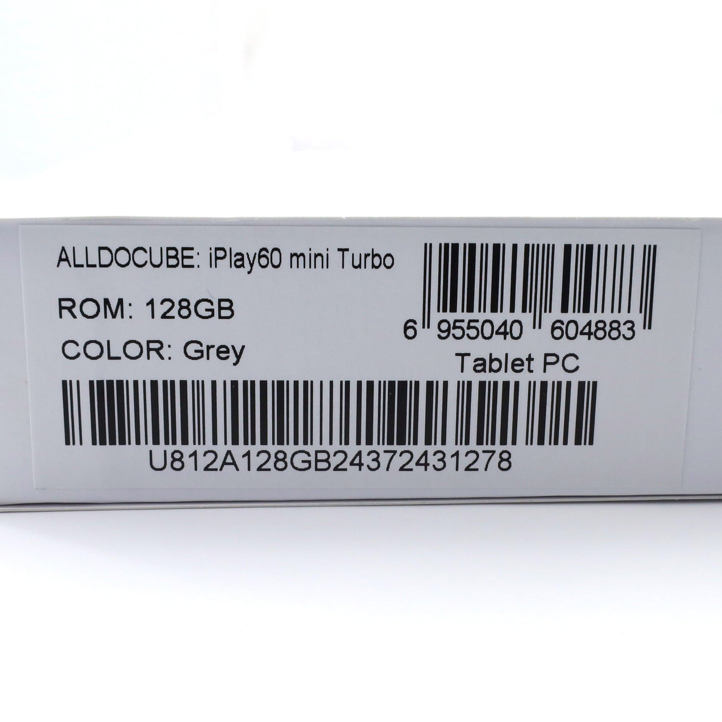 A-ランク ALLDOCUBE iPlay60 mini Turbo 128GB Grey グローバル版【30日保証】