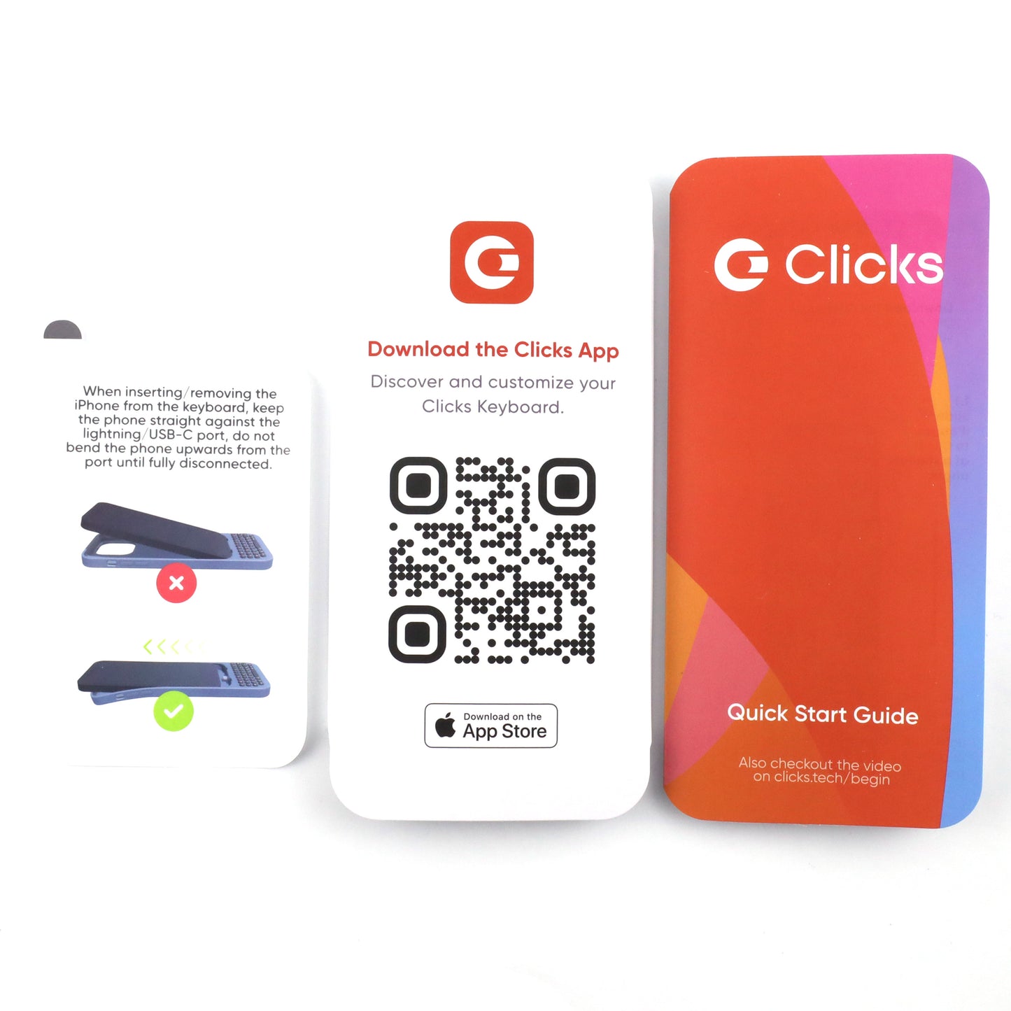 Aランク Clicks Keyboard for Apple iPhone 15 Pro LondonSky