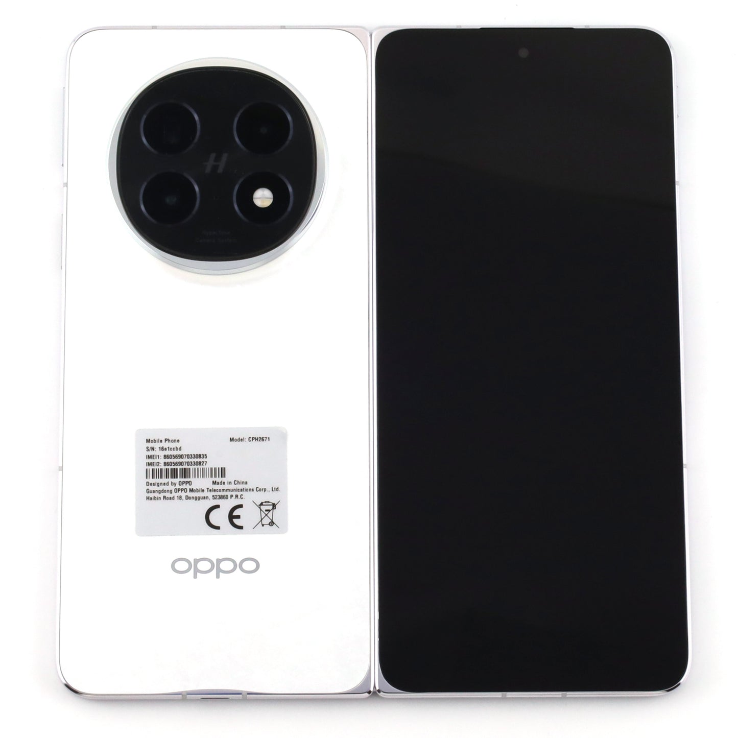 C+ランク OPPO Find N5 16/512GB MistyWhite CPH2671 グローバル版【30日保証】