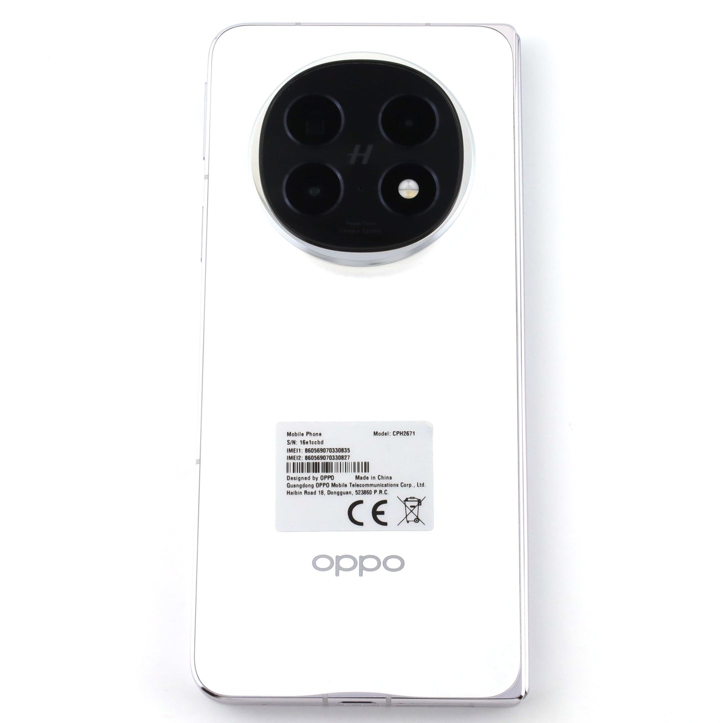 C+ランク OPPO Find N5 16/512GB MistyWhite CPH2671 グローバル版【30日保証】