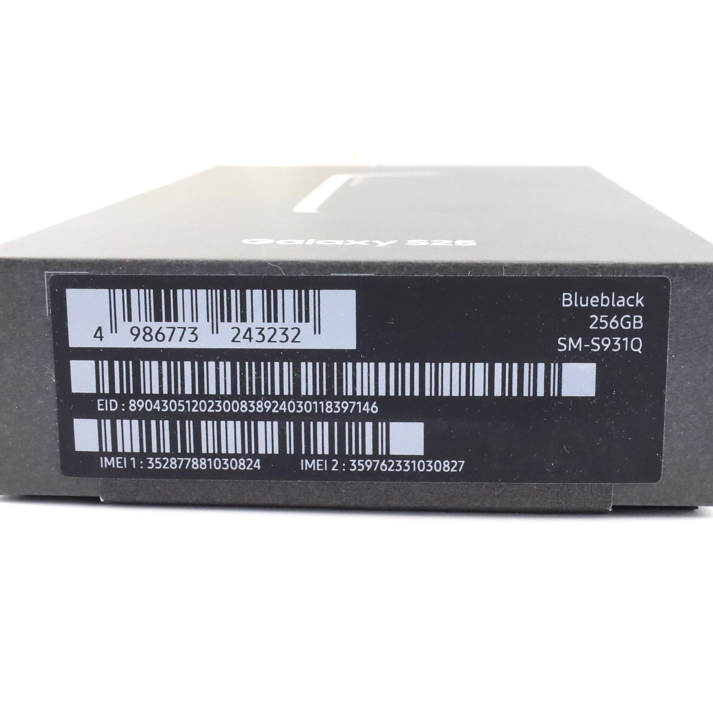 B+ランク Galaxy S25 12/256GB Blueblack SM-S931Q 国内Simフリー版【90日保証】