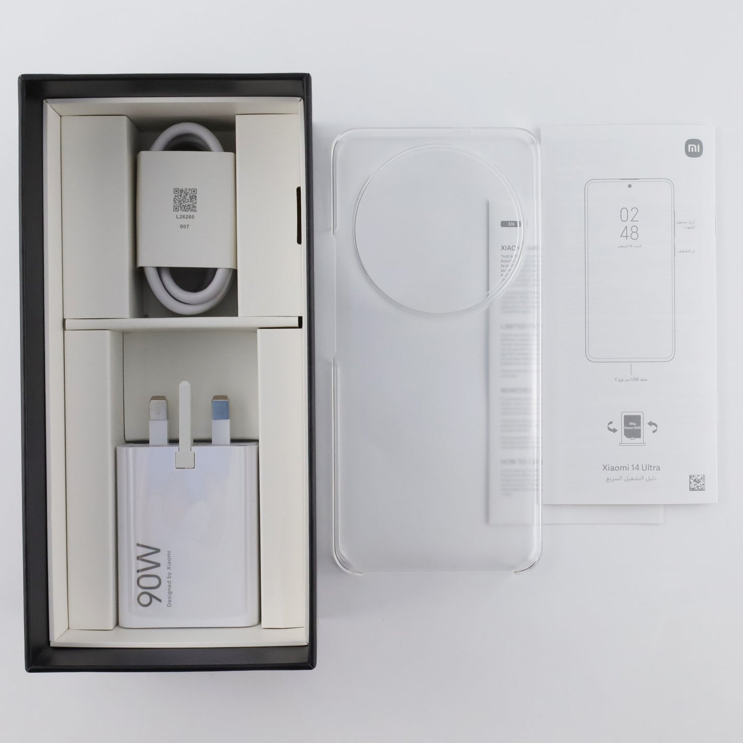 B+ランク Xiaomi 14 Ultra 16/512GB White 24030PN60G グローバル版【90日保証】