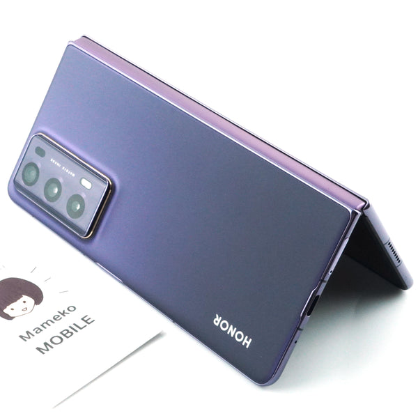 C+ランク HONOR Magiv V2 16/256GB purple VER-AN10 中国版【30日保証】