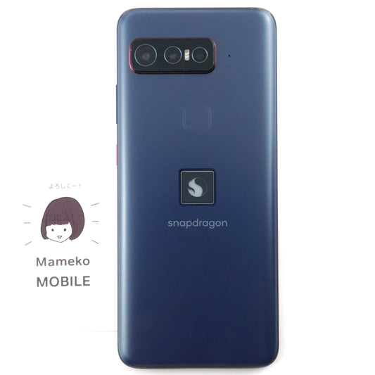 C+ランク ASUS Snapdragon Insiders EXP21 16/512GB navy ZS675KW グローバル版【90日保証】技適あり