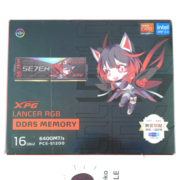 未開封 XPG LANCER RGB DDR5 DRAM メモリ PC5-51200 16GBx2 並行輸入品