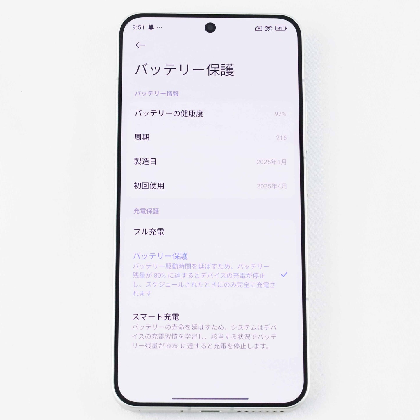 Cランク Xiaomi 15 12/256GB White 24129PN74G 国内版【90日保証】