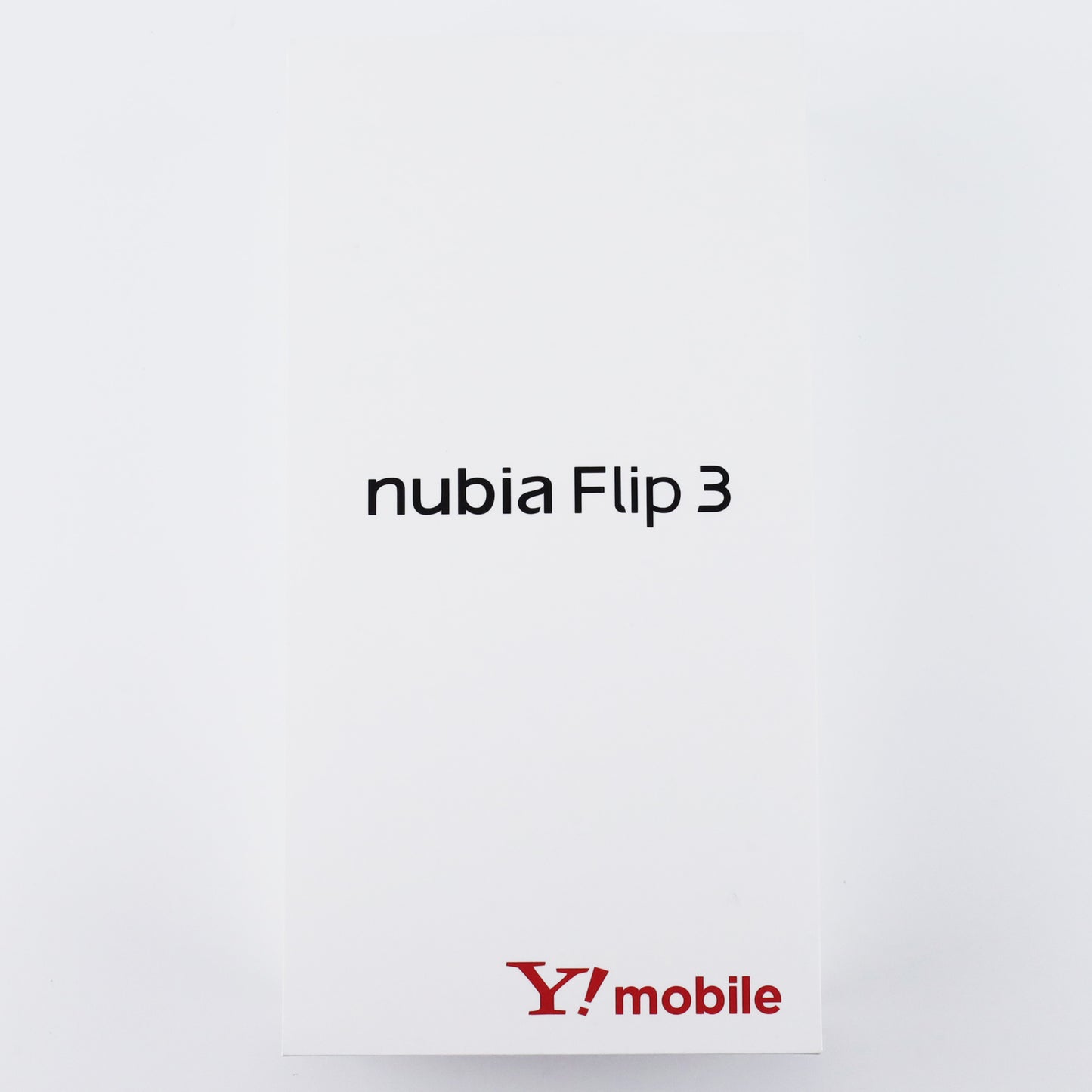 C-ランク nubia Flip 3 6/128GB ホワイト A505ZT ワイモバイル版【30日保証】