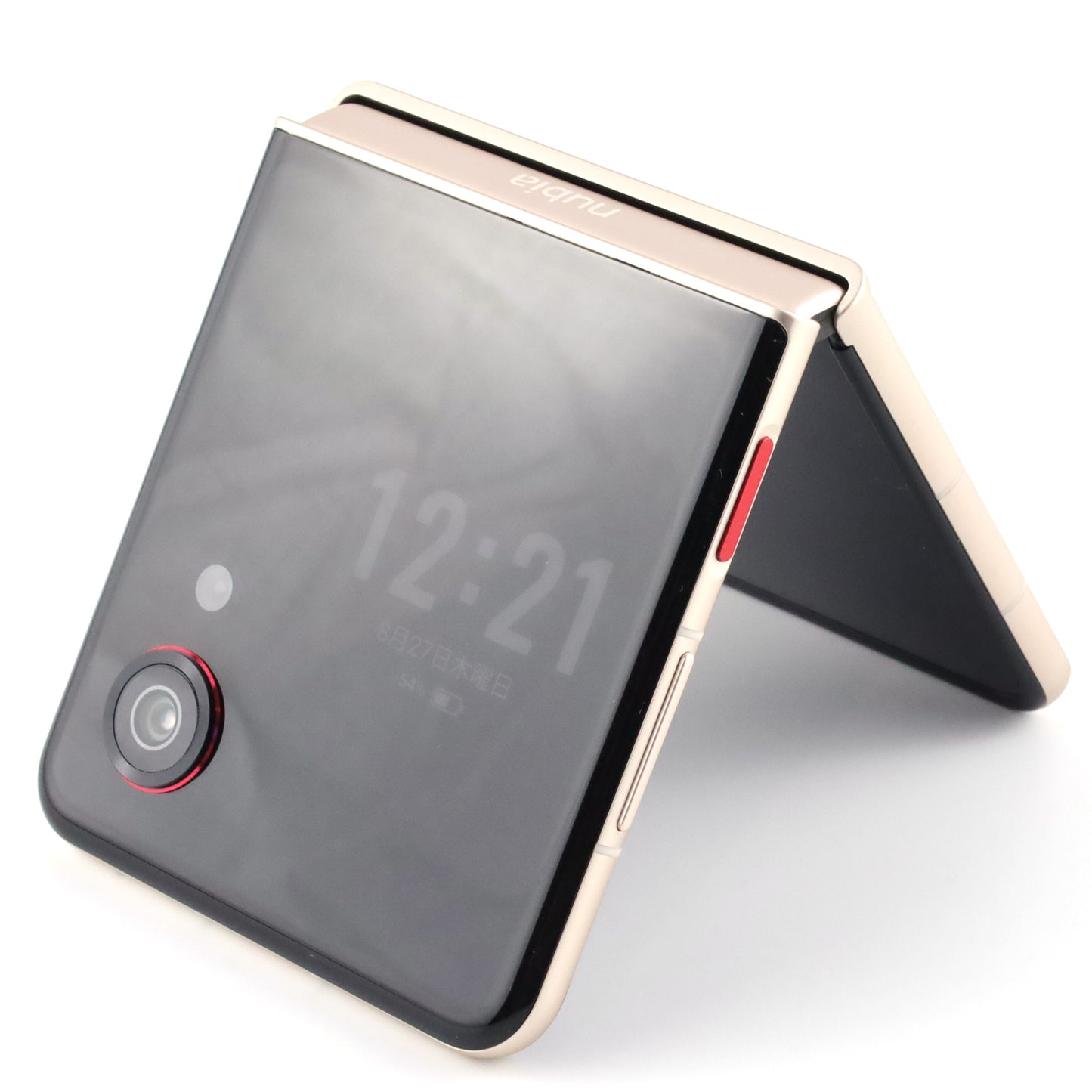 C-ランク nubia Flip 3 6/128GB ホワイト A505ZT ワイモバイル版【30日保証】