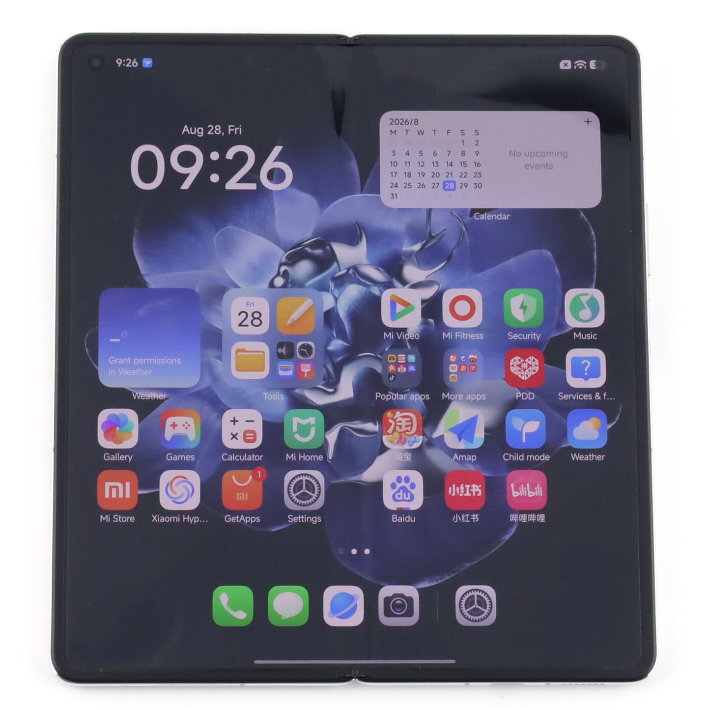 C+ランク Xiaomi MIX Fold 4 16/1024GB White 24072PX77C 中国版【30日保証】