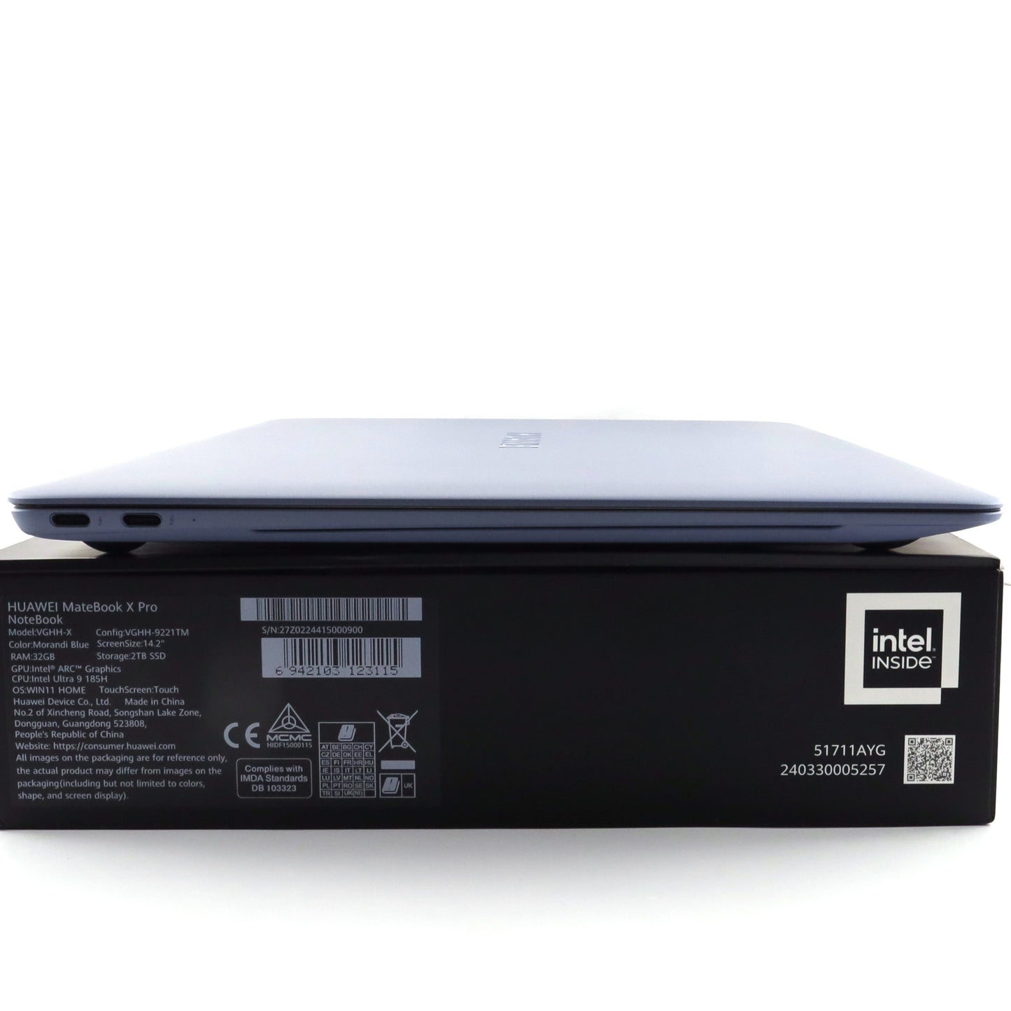 A-ランク HUAWEI MateBook X Pro Premium Edition 32GB/2TB MorandiBlue VGHH-X グローバル版【90日保証】