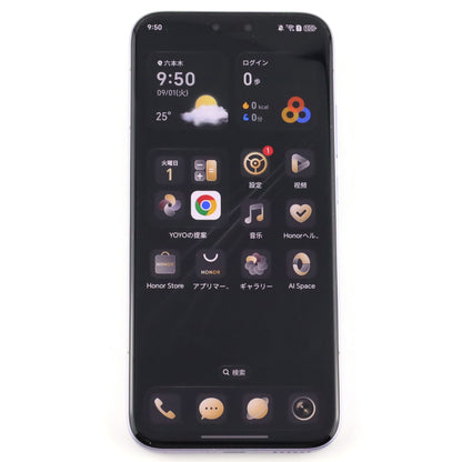 A-ランク HONOR Magic8 RSR Porsche Design 16/512GB 月光石 BKQ-AN20 中国版【90日保証】