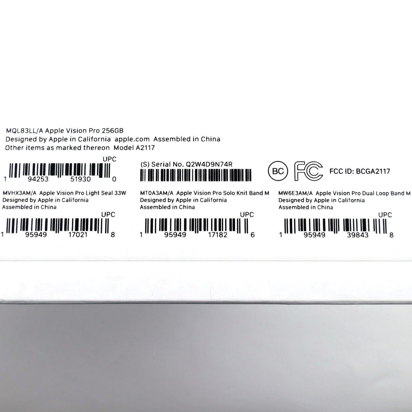 Cランク Apple Vision Pro 256GB 33W BandM A2117 MQL83LL/A 米国版【30日保証】