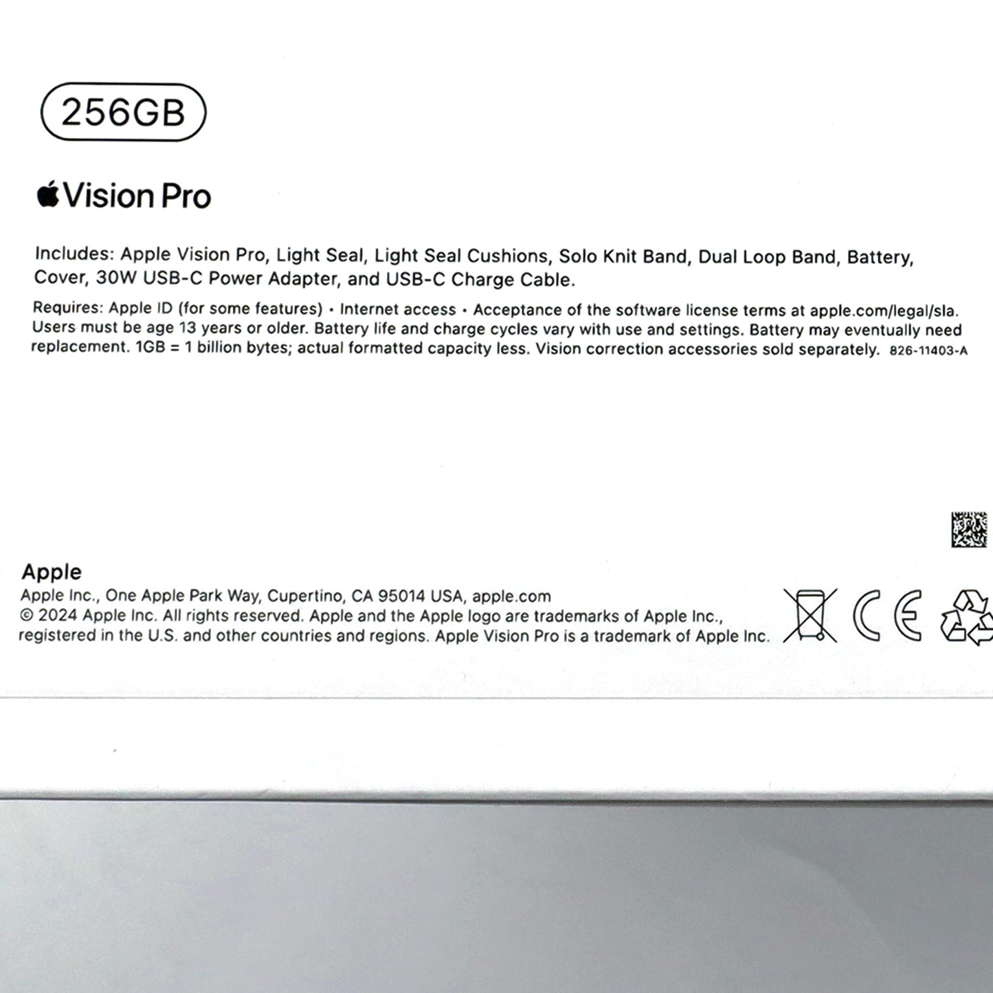 Cランク Apple Vision Pro 256GB 33W BandM A2117 MQL83LL/A 米国版【30日保証】