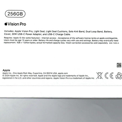 Cランク Apple Vision Pro 256GB 33W BandM A2117 MQL83LL/A 米国版【30日保証】