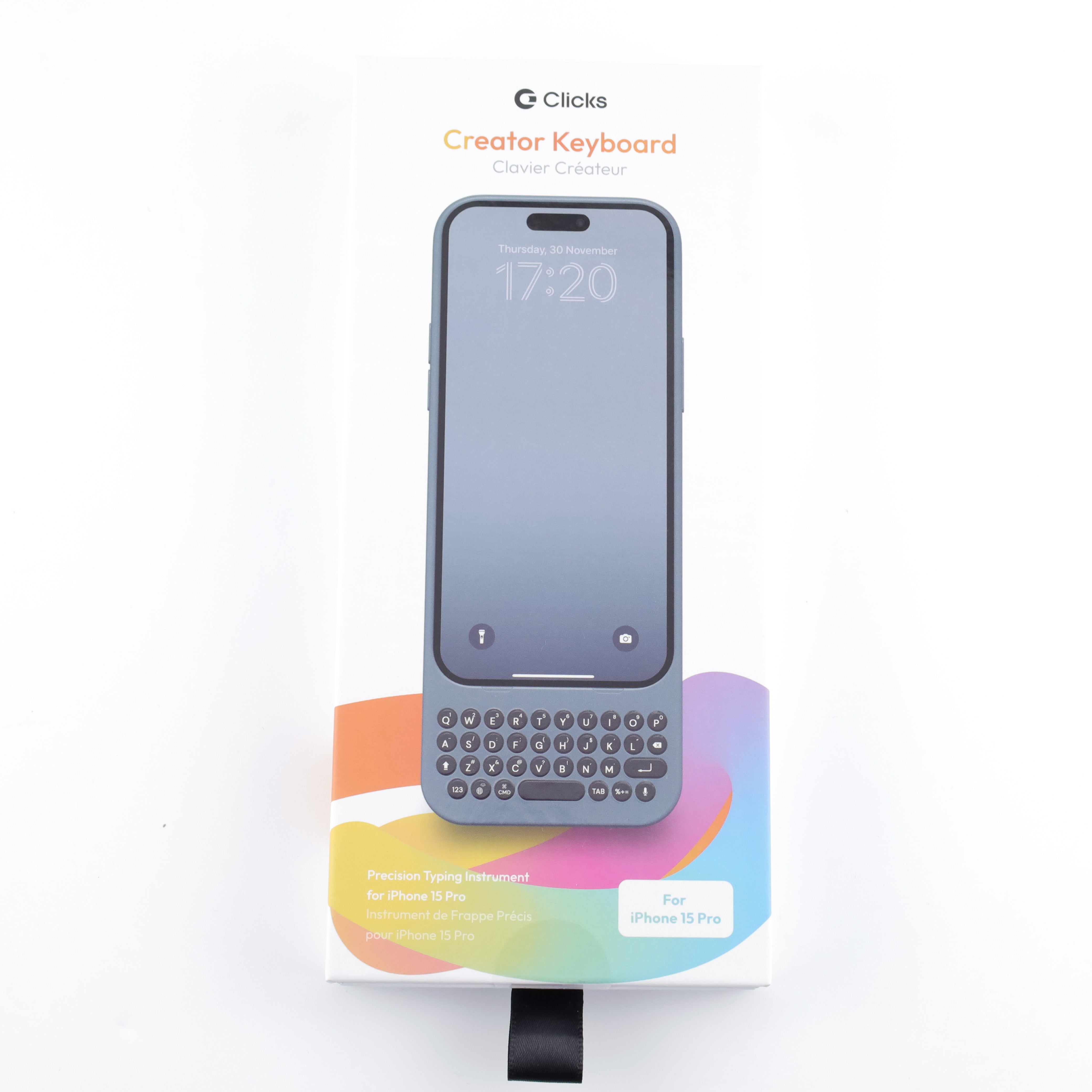 Clicks Creator Keyboard for iPhone15pro（The Clicks iPhone