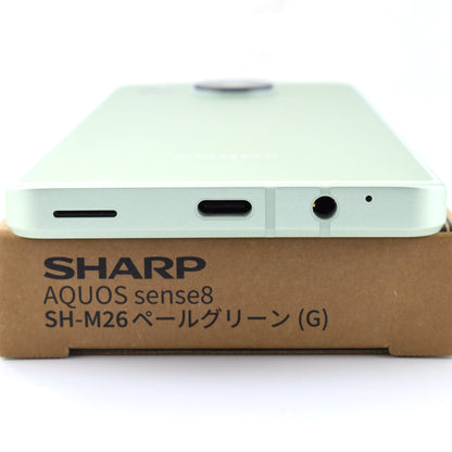 Aランク AQUOS sense8 6/128GB ペールグリーン SH-M26 国内版【90日保証】