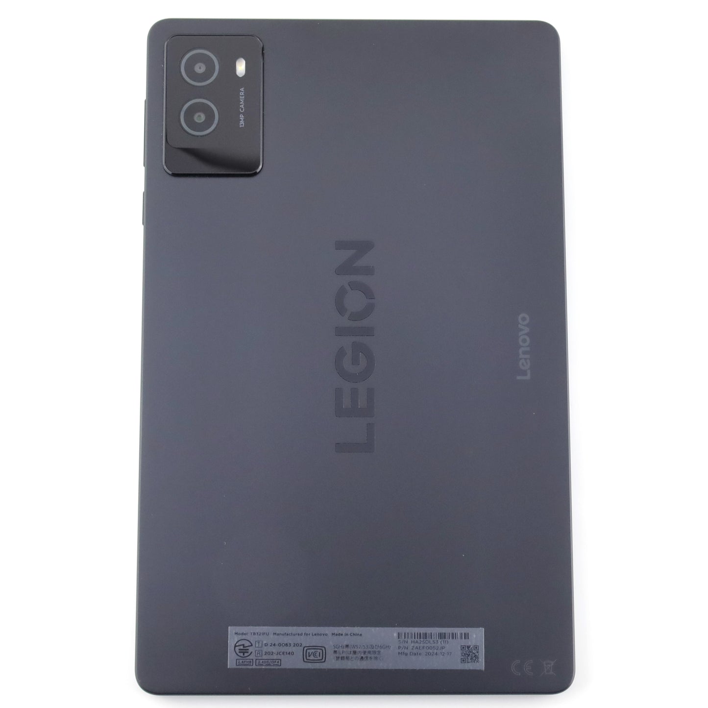 A-ランク Lenovo Legion Tab 12/256GB EclipseBlack TB321FU 国内版【90日保証】