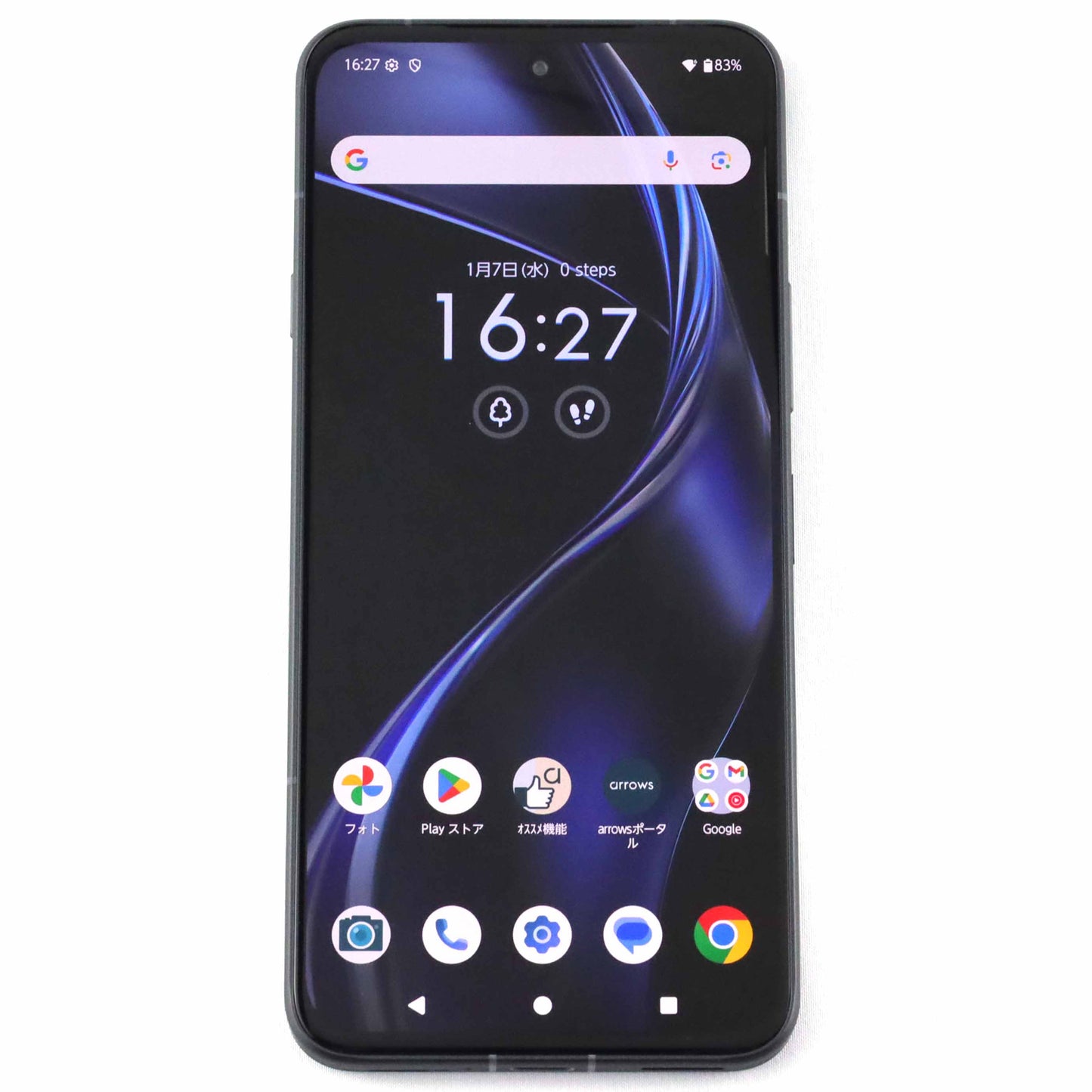 Aランク arrows Alpha 12/512GB ブラック M08 国内版【90日保証】