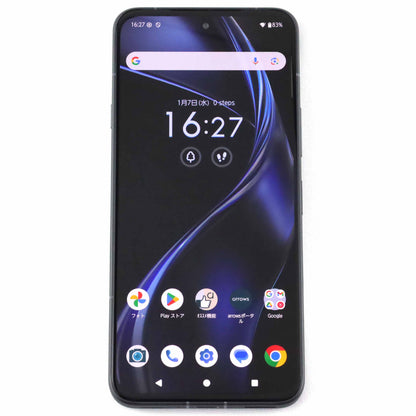 Aランク arrows Alpha 12/512GB ブラック M08 国内版【90日保証】