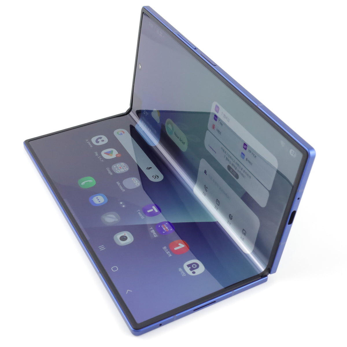 C+ランク Galaxy Z Fold7 12/256GB Blue SM-F966N 韓国版【30日保証】