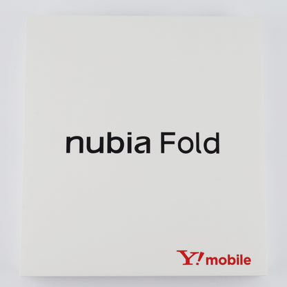 Cランク nubia Fold 12/256GB ブラック A502ZT 国内Y!mobile版【90日保証】