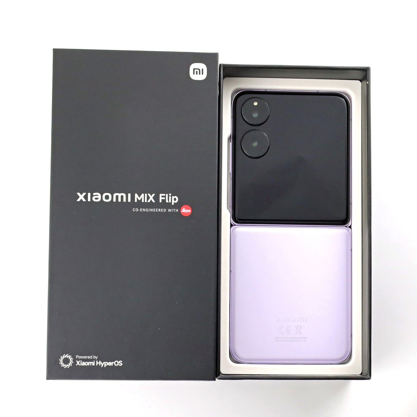 C+ランク Xiaomi MIX Flip 12/512GB Purple 2405CPX3DG グローバル版【30日保証】