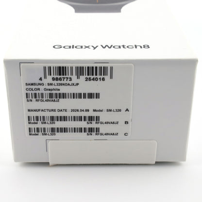 Aランク Galaxy Watch8 Wi-FI 40mm Graphite SM-L320 国内版【90日保証】