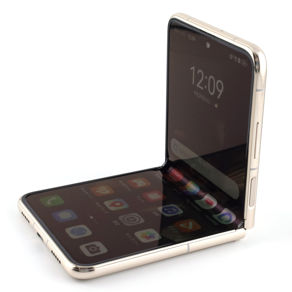 C+ランク HUAWEI P50 Pocket PremiumEdition 12/512GB PremiumGold BAL-L49 グローバル版【30日保証】
