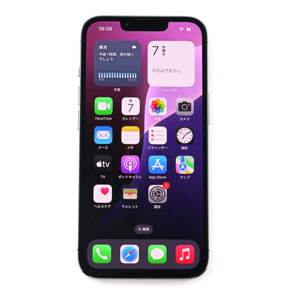 B+ランク iPhone 13 Pro 128GB SierraBlue A2639 MLT83ZA/A 香港版【90日保証】