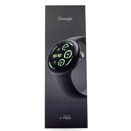 未開封 Google Pixel Watch 3 Wi-Fi 45mm MatteBlackCase/ObsidianActiveBand GGE4J 国内版【90日保証】