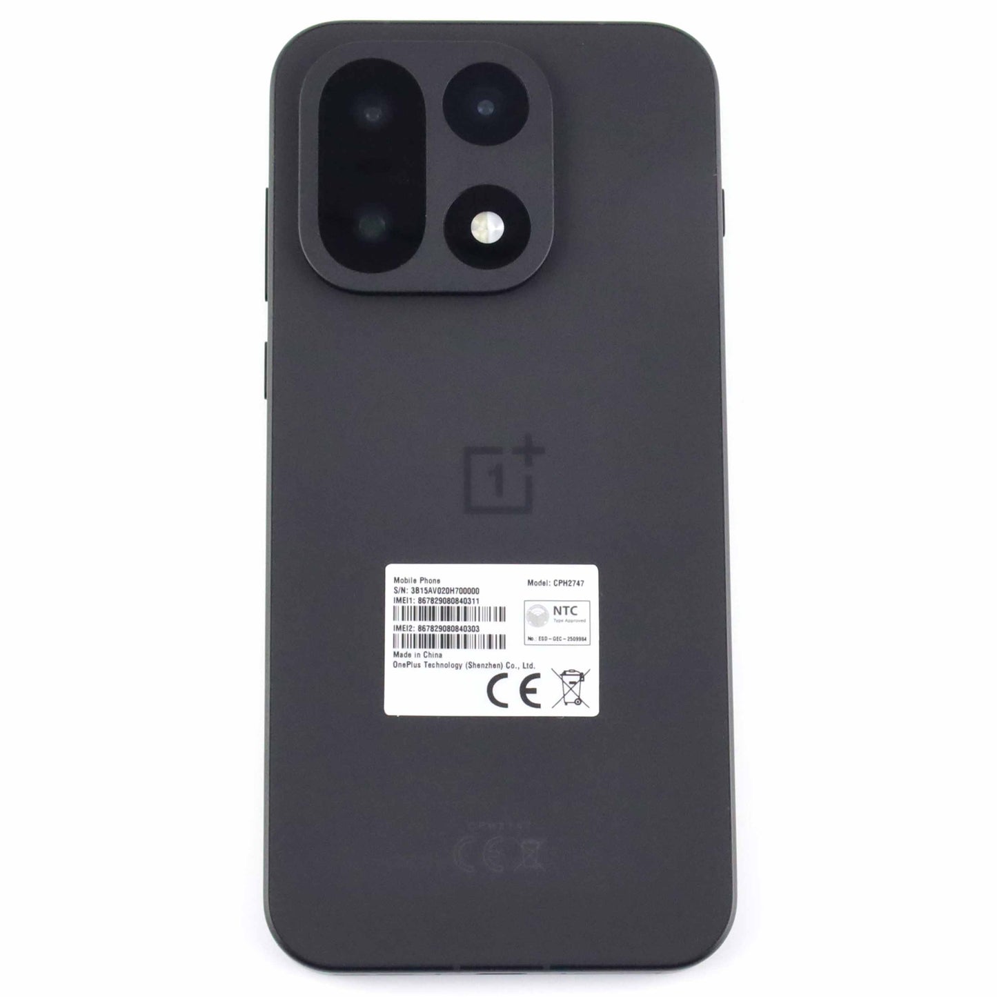 Aランク OnePlus 15 12/256GB Black CPH2747 グローバル版 【90日保証】