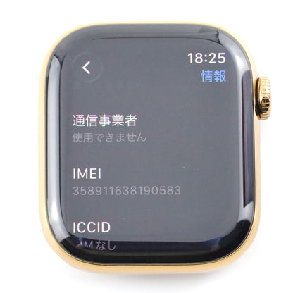 B+ランク Apple Watch Series11 42mm Gold Ti Gold Mil Lp CEL A3335 MF8Y4J/A 国内版【90日保証】