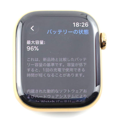 B+ランク Apple Watch Series11 42mm Gold Ti Gold Mil Lp CEL A3335 MF8Y4J/A 国内版【90日保証】