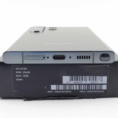 A-ランク  Galaxy S23 Ultra 12/256GB Green SM-S9180 香港版【90日保証】