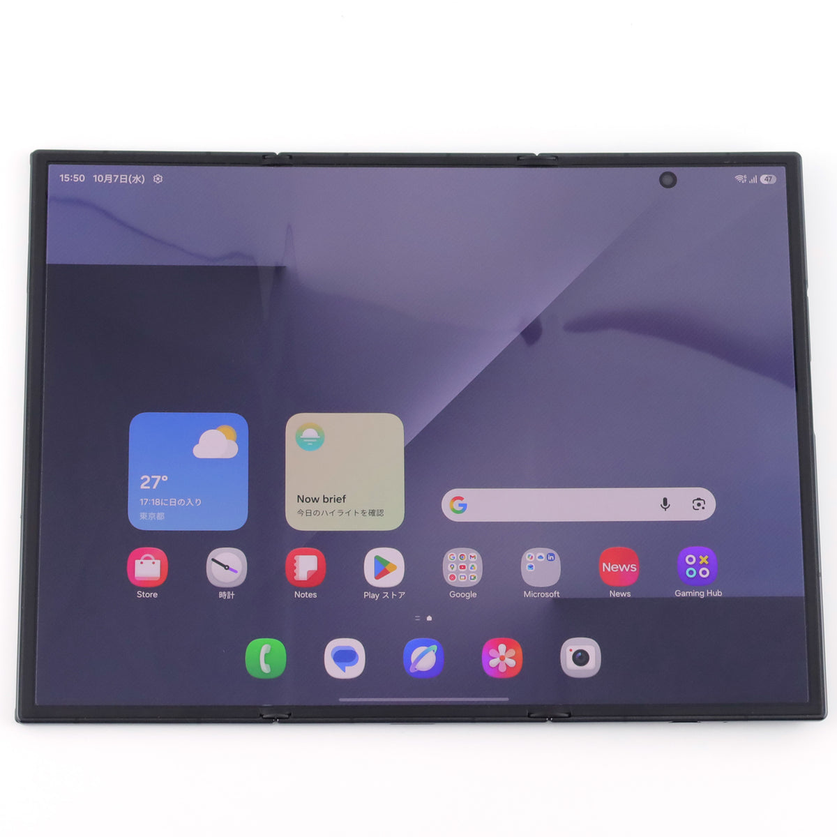 Cランク Galaxy Z TriFold 16/512GB Black SM-F968B/DS グローバル版【30日保証】