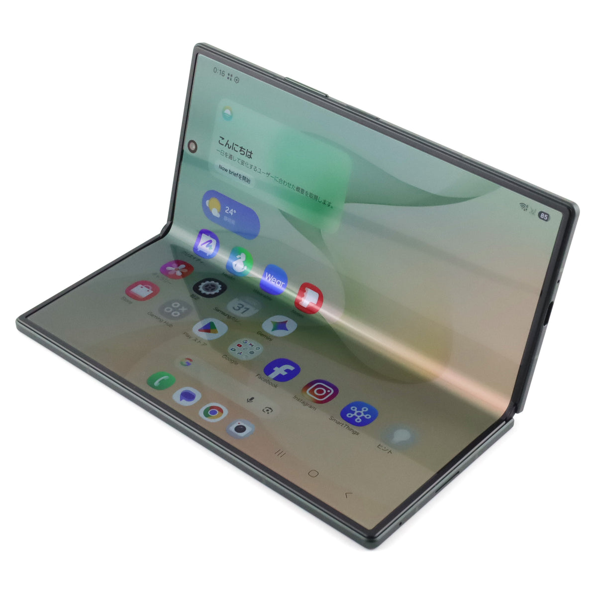 A-ランク Galaxy Z Fold8 Ultra 256GB Green Shadow SM-F976Q 国内版 【30日保証】