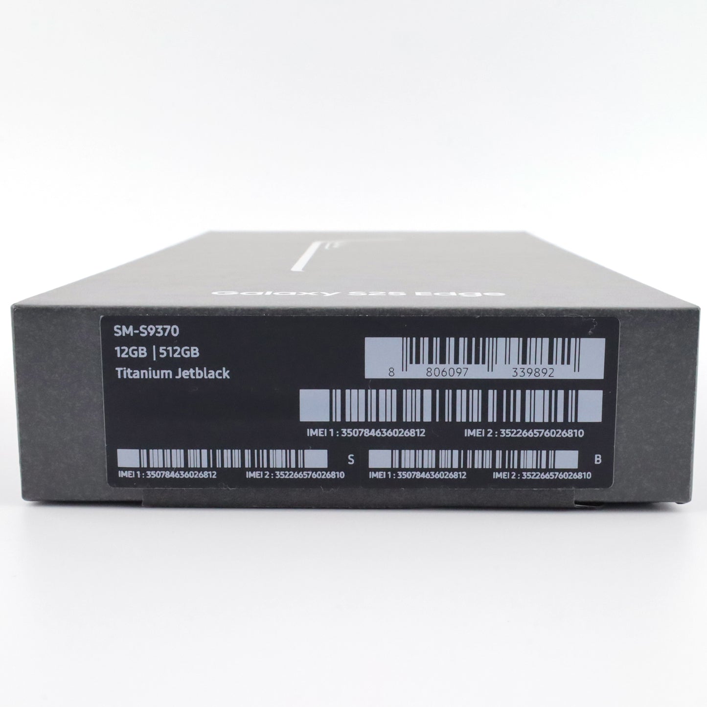 A+ランク Galaxy S25 Edge 12/512GB TitaniumJetblack SM-S9370 グローバル版【90日保証】