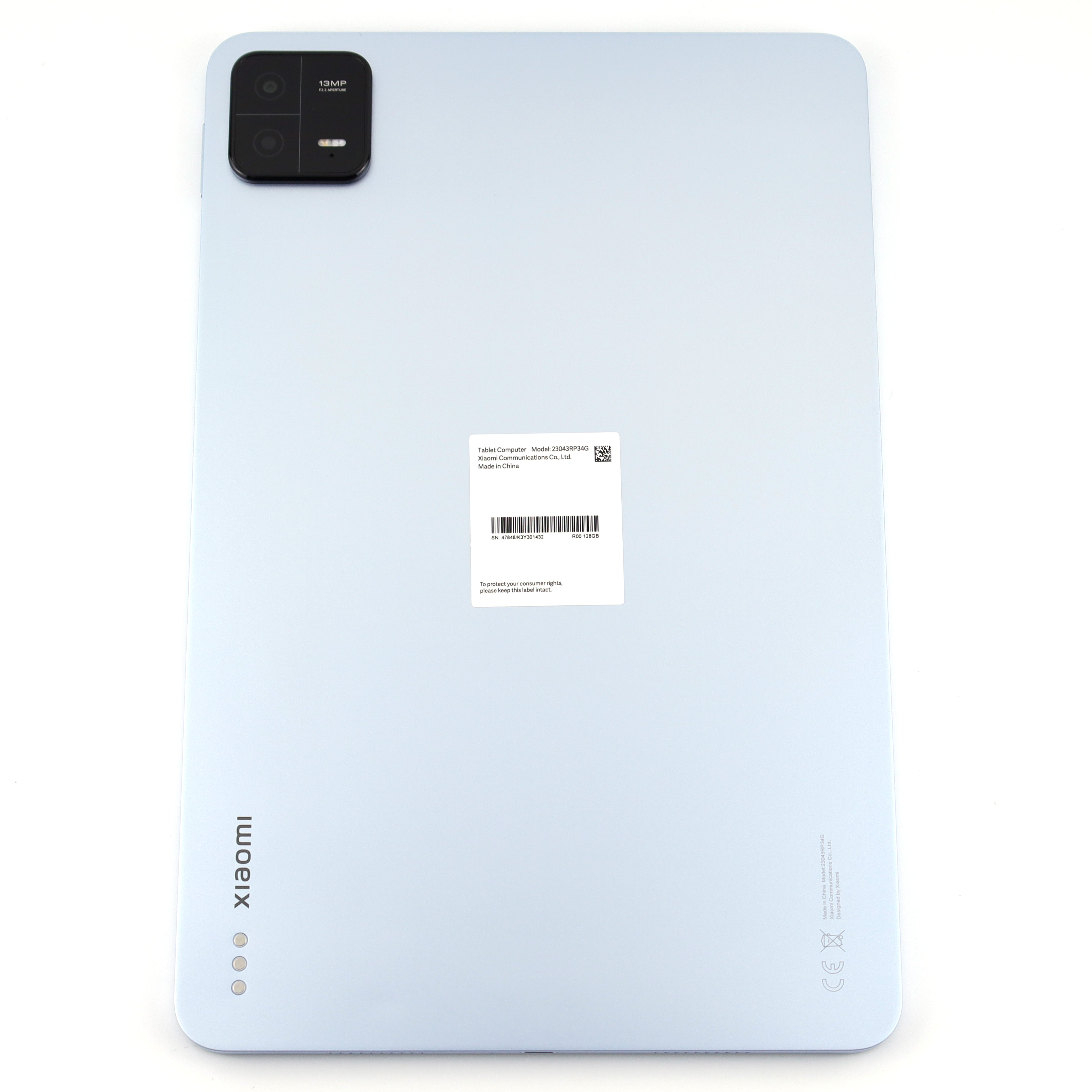 Cランク Xiaomi Pad 6 6/128GB MistBlue 23043RP34G 国内版【90日保証