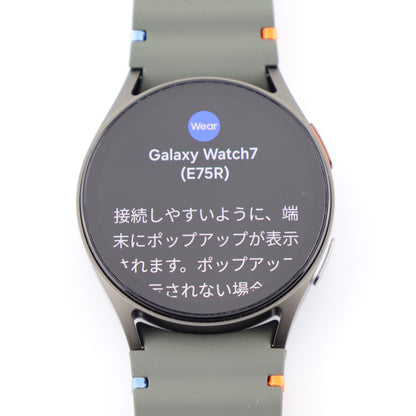 Aランク SAMSUNG Galaxy Watch7 40mm Wi-Fi Green SM-L300 国内版【90日保証】