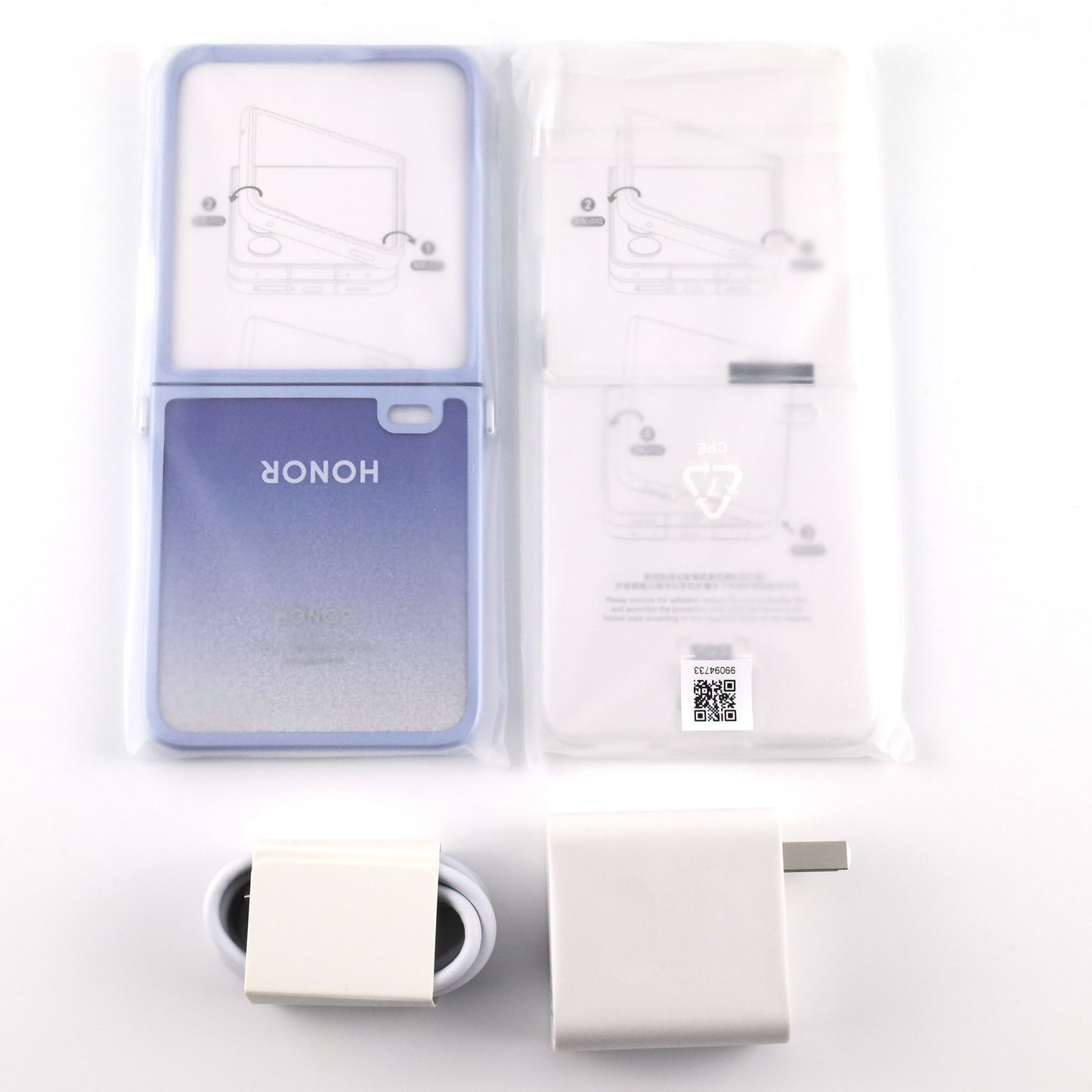 Aランク HONOR Magic V Flip2 高定款 Prof.JimmyChoo 16GB/1TB Blue CLE-AN00 中国版【30日保証】