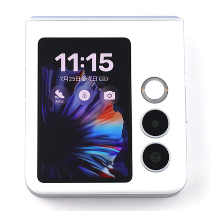 C+ランク  nubia Flip 2 6/128GB white A404ZT ワイモバイル版【30日保証】