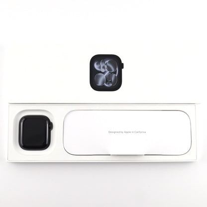 C+ランク Apple Watch Series 11 GPS 42mm JetBlackAl&BlackSB S/M A3331 MEQT4J/A 国内版【90日保証】