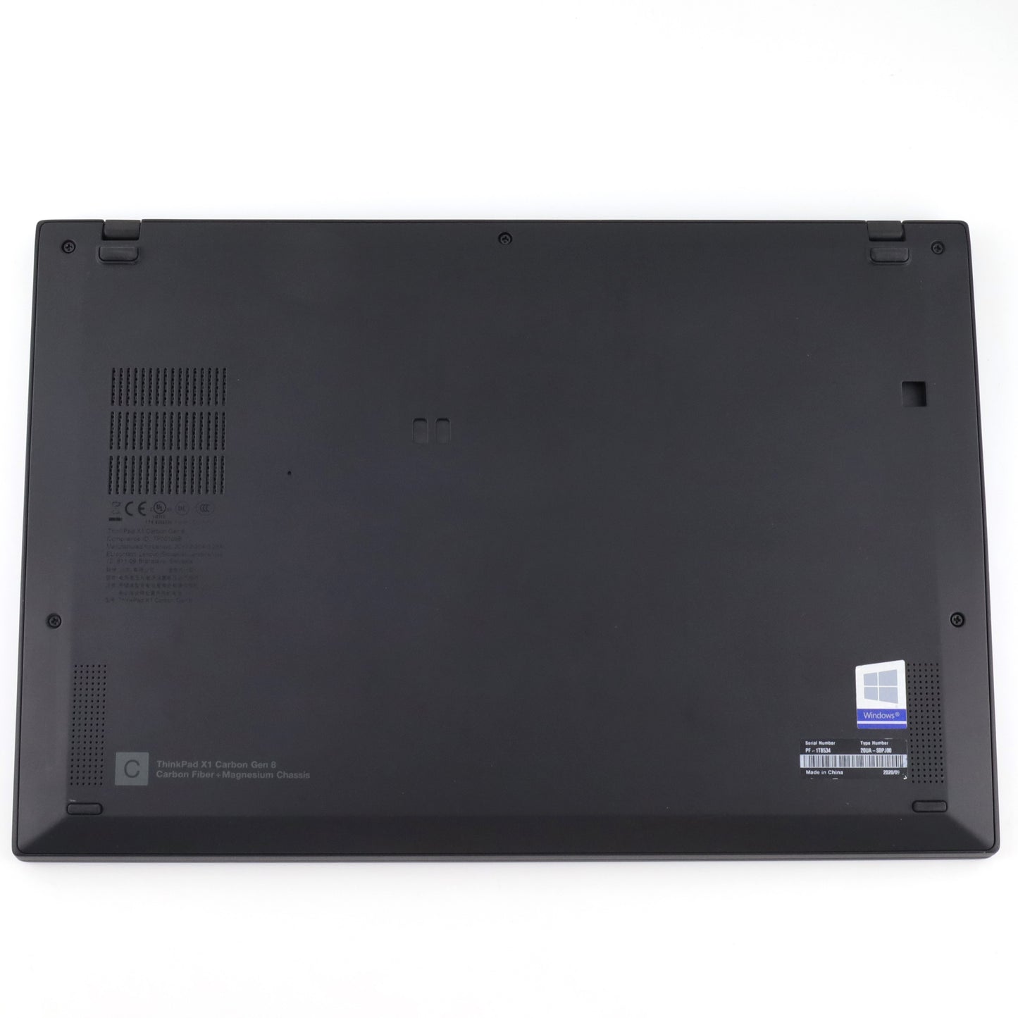 C-ランク Lenovo ThinkPad X1 Carbon Gen8 8/128GB Black 20UAS0PJ00 国内版【10日間保証】