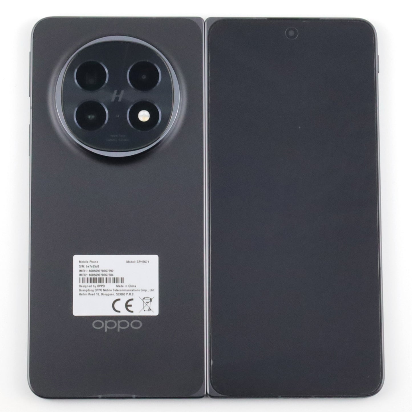 C-ランク OPPO Find N5 16/512GB CosmicBlack CPH2671 グローバル版【90日保証】