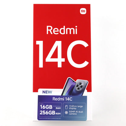 B+ランク Redmi 14C 8/256GB MidnightBlack 2409BRN2CL 国内版【90日保証】