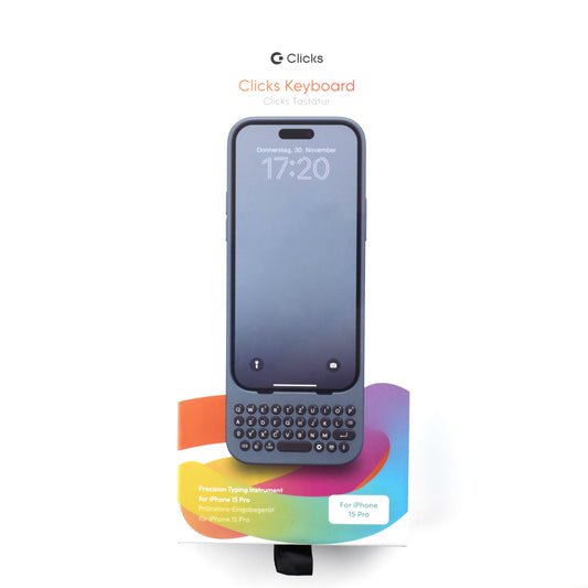 Aランク Clicks Keyboard for Apple iPhone 15 Pro  LondonSky