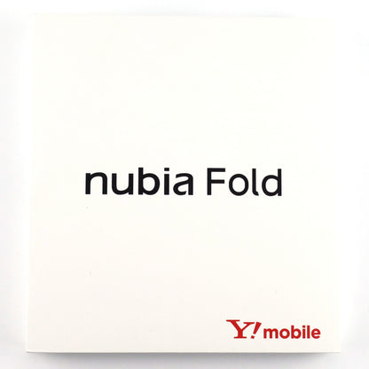 A-ランク nubia Fold 12/256GB ブラック A502ZT Y!mobile版【30日保証】