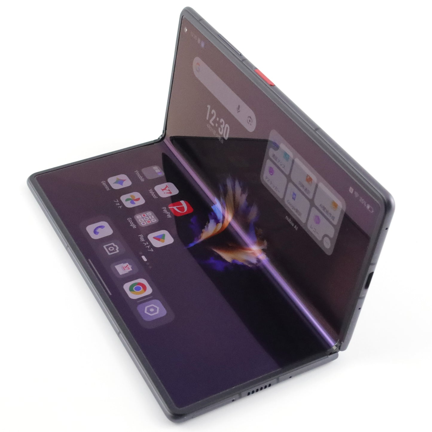 A-ランク nubia Fold 12/256GB ブラック A502ZT Y!mobile版【30日保証】
